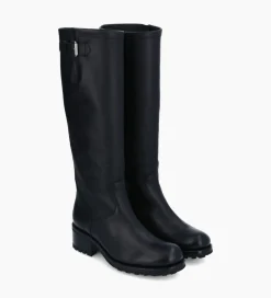 FREE LANCE Paris Botte biker à boucle - Biker 40 - Cuir grainé - Noir Flash Sale