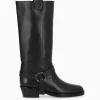 FREE LANCE Paris Botte western avec harnais - Carma 45 - Cuir lisse - Noir Best Sale
