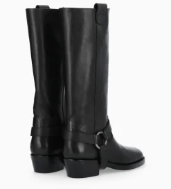 FREE LANCE Paris Botte western avec harnais - Carma 45 - Cuir lisse - Noir Best Sale