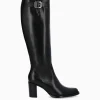 FREE LANCE Paris Botte zippée à talon - Legend 70 - Cuir de veau lisse brillant - Noir Store