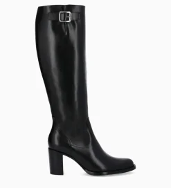 FREE LANCE Paris Botte zippée à talon - Legend 70 - Cuir de veau lisse brillant - Noir Store