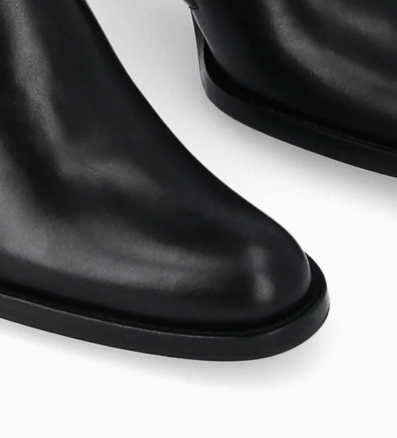 FREE LANCE Paris Botte zippée à talon - Legend 70 - Cuir de veau lisse brillant - Noir Store