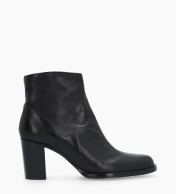 FREE LANCE Paris Bottine à talon à zip - Legend 70 - Cuir grainé - Noir Best Sale