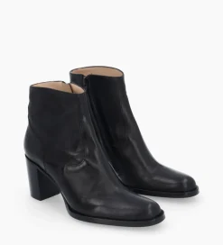 FREE LANCE Paris Bottine à talon à zip - Legend 70 - Cuir grainé - Noir Best Sale