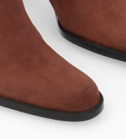 FREE LANCE Paris Bottine à talon à zip - Legend 70 - Cuir velours - Grenat Best Sale