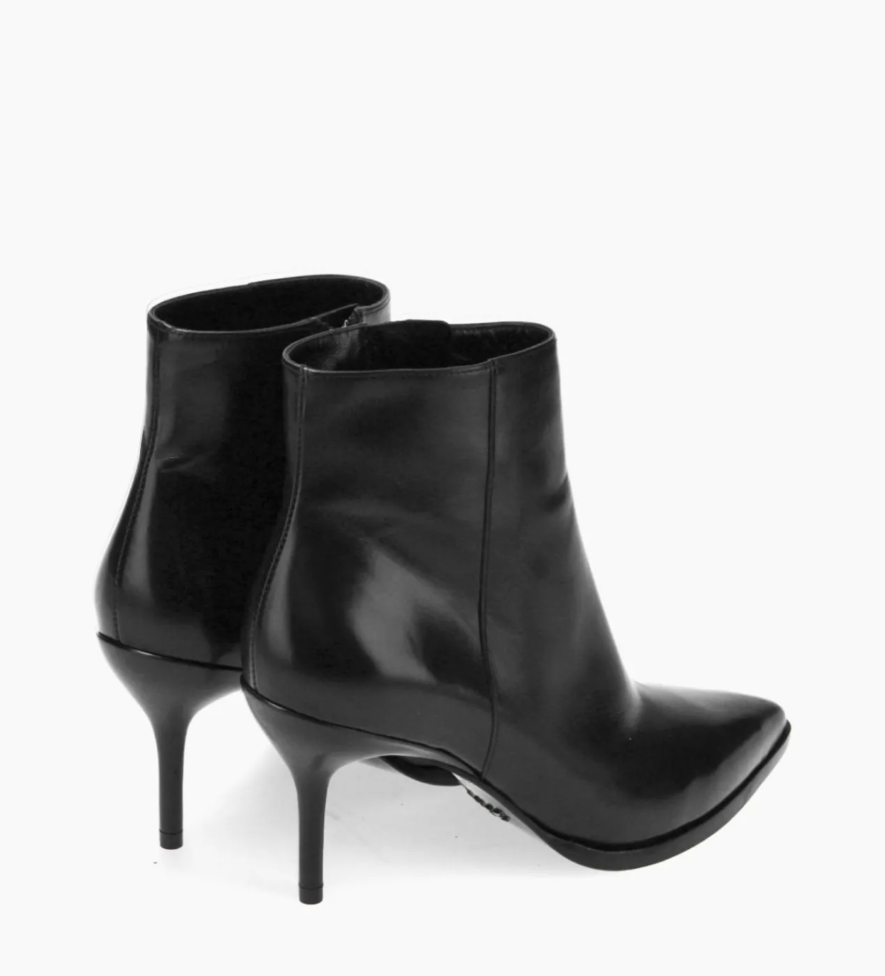 FREE LANCE Paris Bottine à talon aiguille - Jamie 70 - Cuir de veau lisse - Noir Fashion