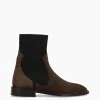 FREE LANCE Paris Bottine chelsea - Harri 25 - Cuir velours - Marron foncé Marronfoncé Flash Sale