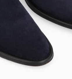 FREE LANCE Paris Bottine chelsea - Harri 25 - Cuir velours - Marine Shop