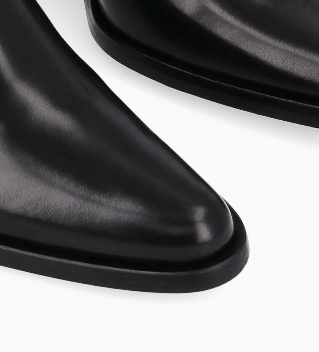 FREE LANCE Paris Bottine chelsea à talon - Jane 70 - Cuir de veau lisse - Noir Fashion