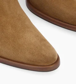 FREE LANCE Paris Bottine chelsea à talon - Jane 70 - Cuir velours - Sienna Discount