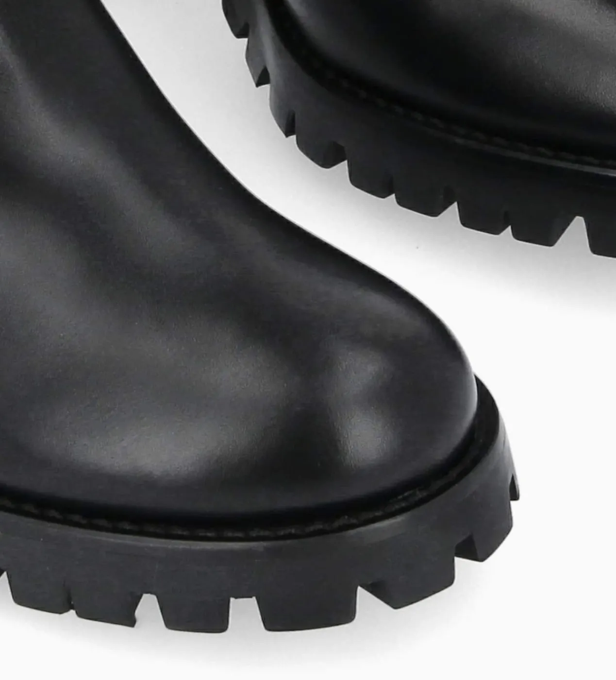 FREE LANCE Paris Bottine chelsea à talon - Jade 45 - Cuir de veau lisse brillant - Noir Best