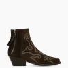 FREE LANCE Paris Bottine Western - Calamity 40 - Cuir velours - Marron foncé Marronfoncé Fashion