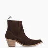 FREE LANCE Paris Bottine western chelsea - Sibelle 50 - Cuir velours - Ebène New