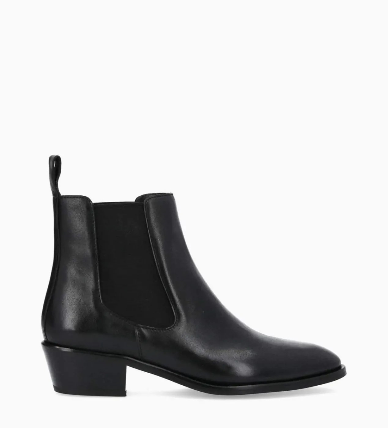 FREE LANCE Paris Bottine western chelsea - Kim 40 - Cuir lisse - Noir Shop
