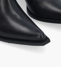 FREE LANCE Paris Bottine western chelsea - Sibelle 50 - Cuir lisse - Noir Sale