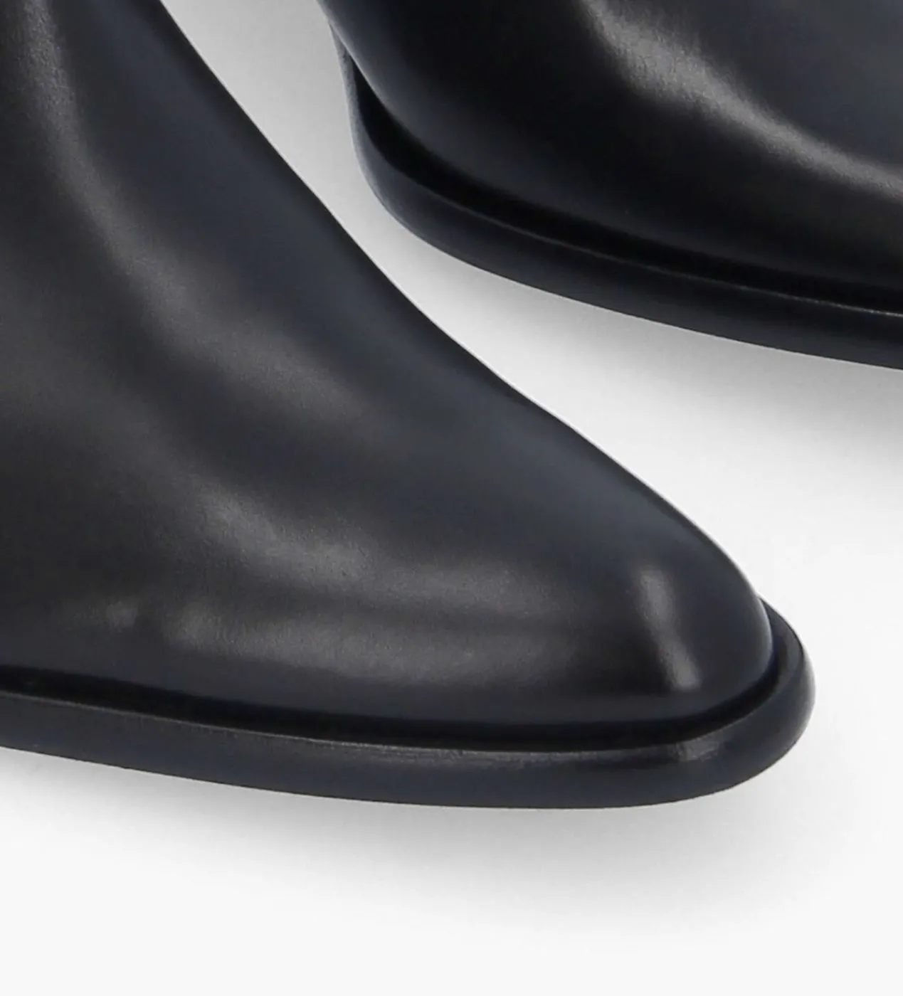 FREE LANCE Paris Bottine western zippée à talon - Jane 5 - Cuir lisse - Noir Hot