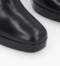 FREE LANCE Paris Bottine zippée à talon - Carlotta 70 - Cuir lisse - Noir Best Sale