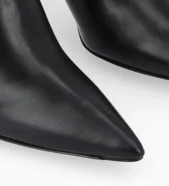 FREE LANCE Paris Bottine zippée à talon - Cathleen 65 - Cuir de veau lisse brillant - Noir Flash Sale