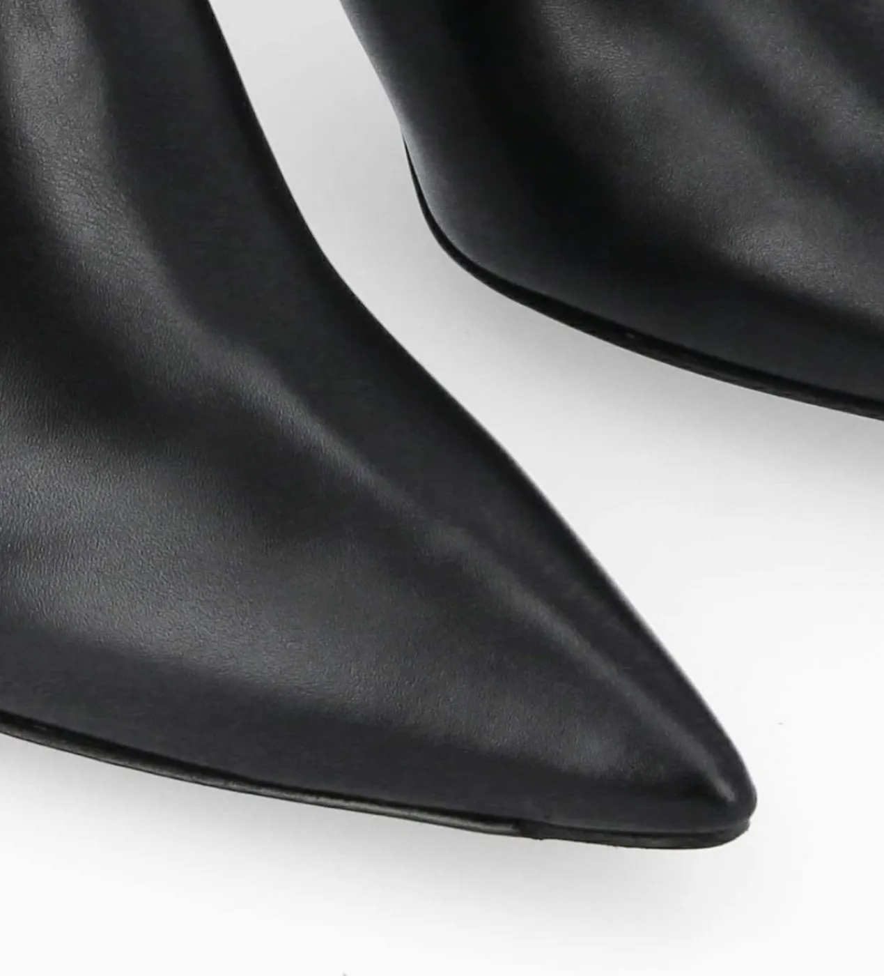 FREE LANCE Paris Bottine zippée à talon - Cathleen 65 - Cuir de veau lisse brillant - Noir Flash Sale