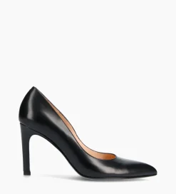 FREE LANCE Paris Escarpin à bout pointu - Forel 70 - Cuir de veau lisse - Noir New