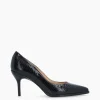 FREE LANCE Paris Escarpin à bout pointu - Jamie 70 - Cuir verni imprimé serpent - Noir Sale