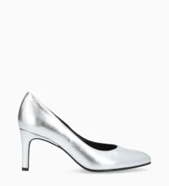FREE LANCE Paris Escarpin - Mirri 65 - Cuir métallisé - Argent Cheap