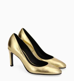 FREE LANCE Paris Escarpin - Mirri 85 - Cuir métallisé - Or Discount