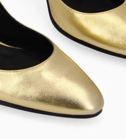 FREE LANCE Paris Escarpin - Mirri 85 - Cuir métallisé - Or Discount