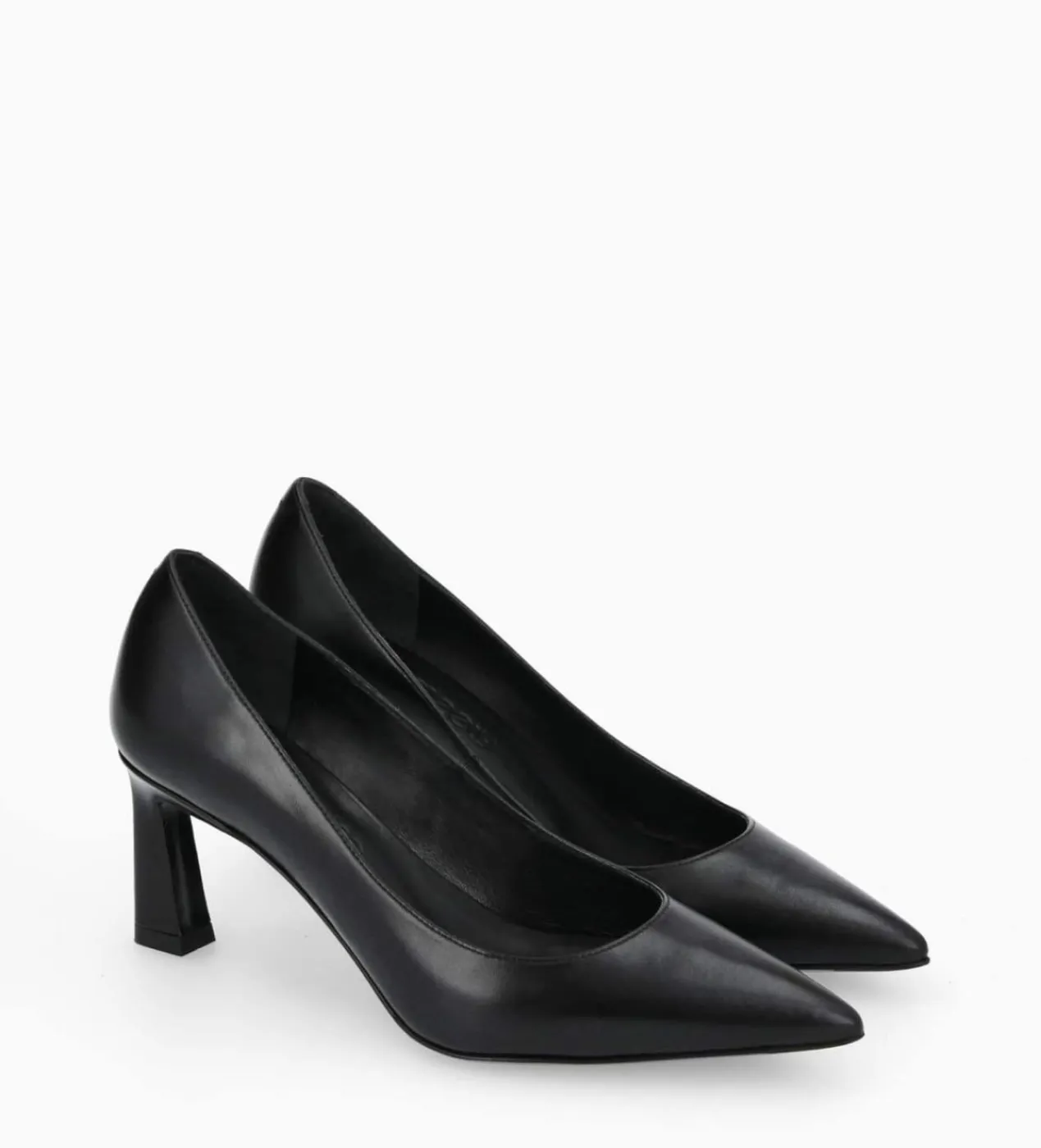 FREE LANCE Paris Escarpin à talon à bout pointu - Iris 65 - Cuir de veau lisse brillant - Noir Online