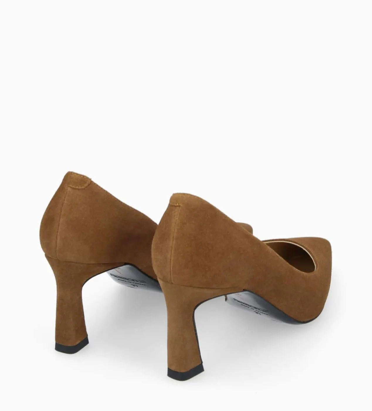 FREE LANCE Paris Escarpin à talon à bout pointu - Iris 65 - Cuir velours - Brun Clearance