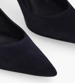 FREE LANCE Paris Escarpin à talon à bout pointu - Iris 65 - Cuir velours - Marine Online