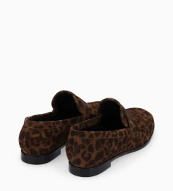 FREE LANCE Paris Mocassin - Anaïs - Cuir velours - Léopard Cheap